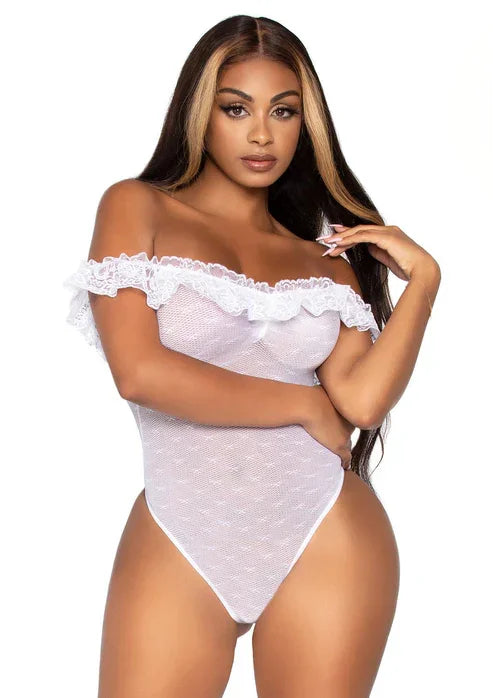 Off the shoulder teddy by Leg Avenue