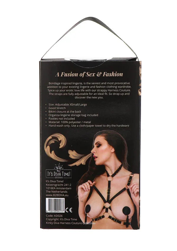 Open Cup Bra Deluxe by Kinky Diva - Happytoys Sexshop: Toys for Feeling Happy & Easy 😊 - Discreet geleverd