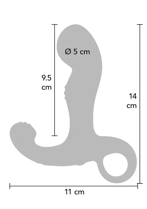 P-spot Tapper Plug Vibrating + Remote by Playhouse