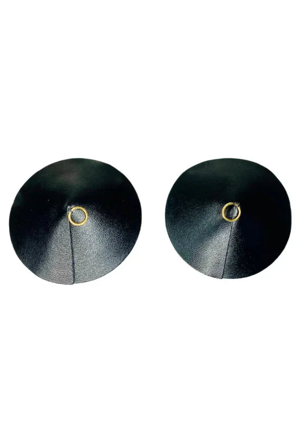 PU Leather Nipple Covers Ring by Kinky Diva - Happytoys Sexshop: Toys for Feeling Happy & Easy π - Discreet geleverd