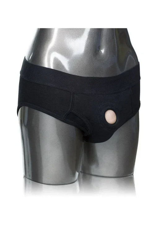 Packer Gear Brief Harness for pegging by CalExotics - Happytoys Sexshop: Toys for Feeling Happy & Easy 😊 - Discreet geleverd