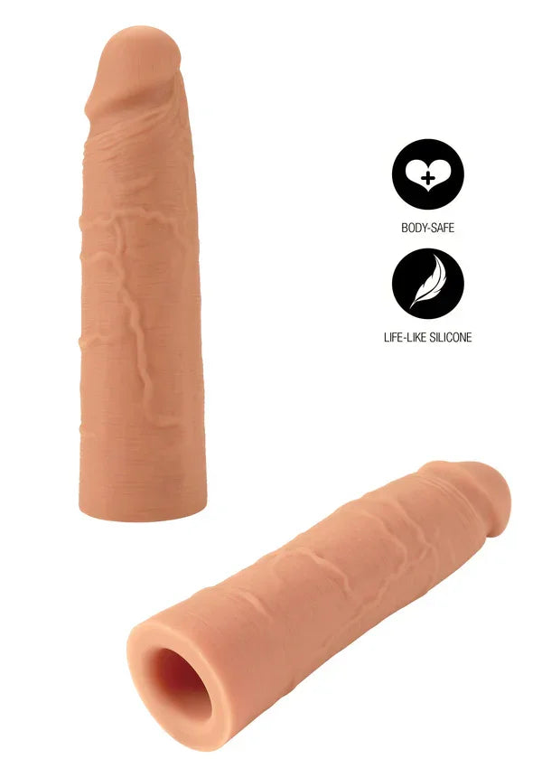Penis Sleeve Liquid Silicone 18 cm by Hidden Desire - Happytoys Sexshop: Toys for Feeling Happy & Easy 😊 - Discreet geleverd