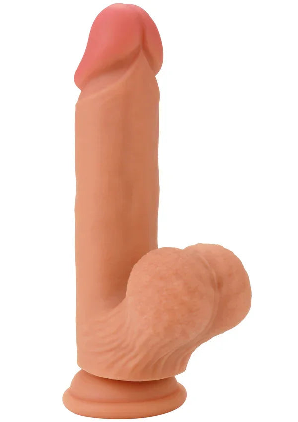 Realistic Dildo Liquid Silicone 19 cm by Hidden Desire - Happytoys Sexshop: Toys for Feeling Happy & Easy 😊 - Discreet geleverd