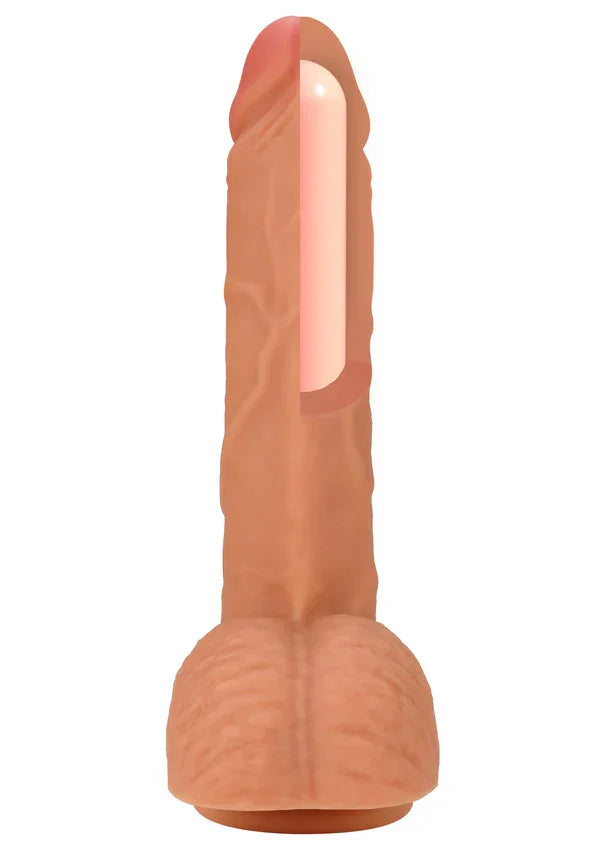 Realistic Dildo Liquid Silicone 23 cm by Hidden Desire - Happytoys Sexshop: Toys for Feeling Happy & Easy 😊 - Discreet geleverd