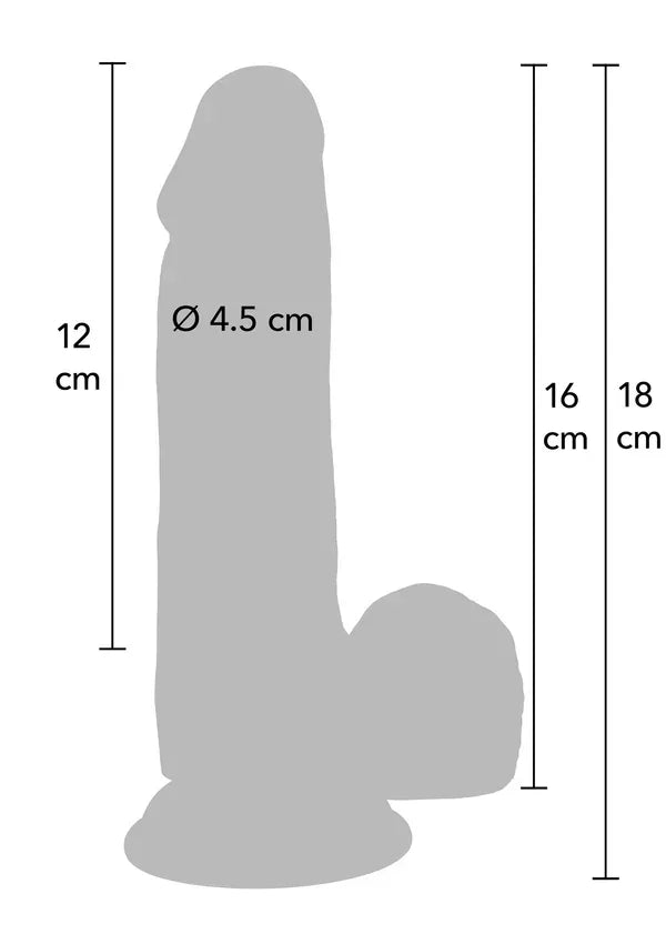 Realistic Dildo PVC 16 cm by Hidden Desire - Happytoys Sexshop: Toys for Feeling Happy & Easy 😊 - Discreet geleverd