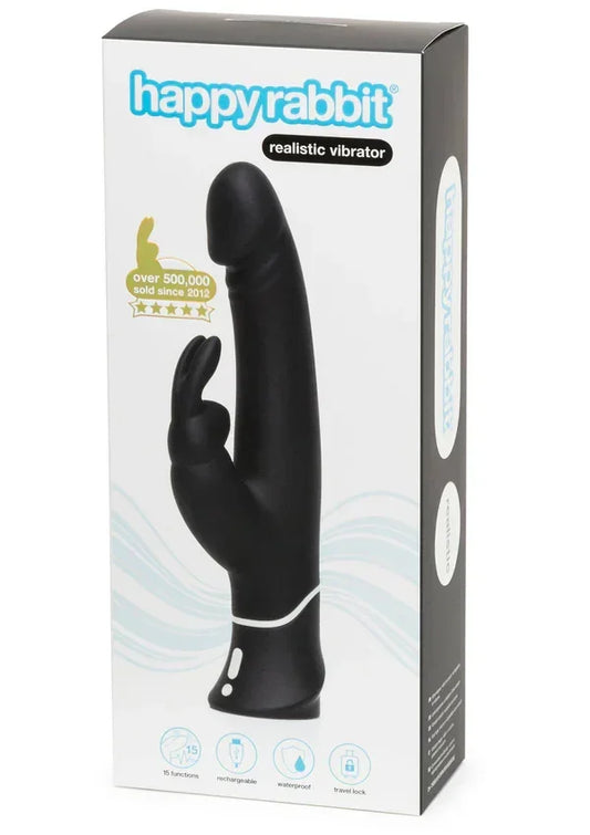 RealisticRabbitVibratorbyHappyRabbit2 @ Happytoys Sexshop: online sex shop for Feeling Happy & Easy 😊 the erotic store owned by a woman
