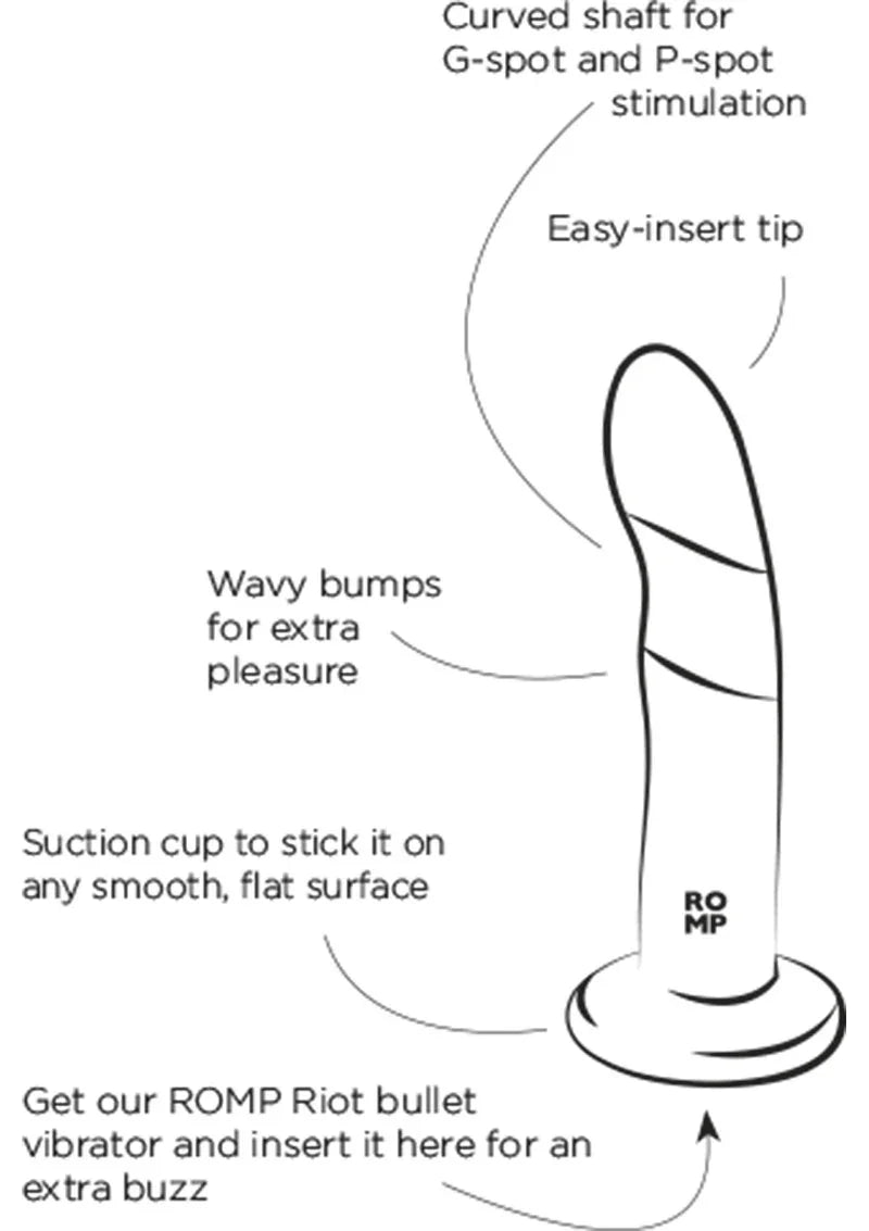Piccolo Dildo by Romp - Happytoys Sexshop: Toys for Feeling Happy & Easy π - Discreet geleverd