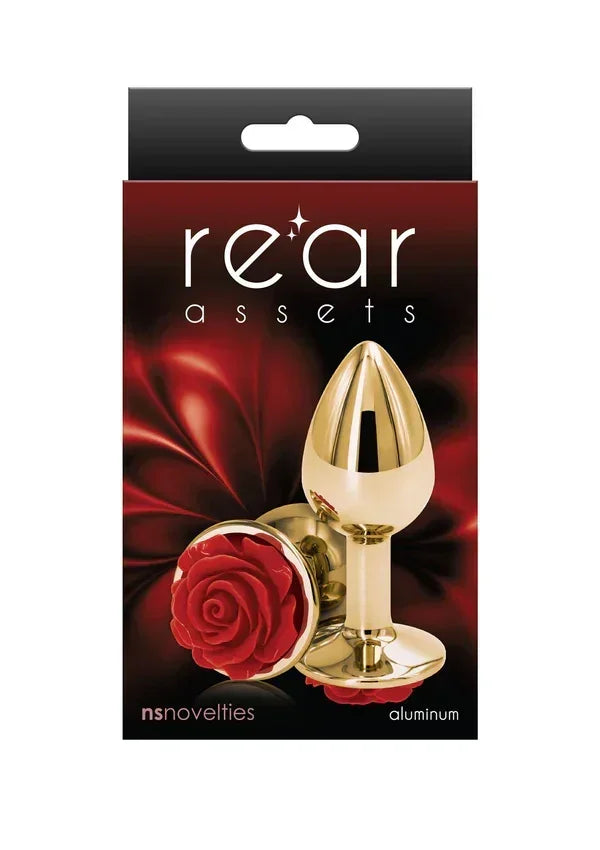 Rose Buttplug Small White by NS Novelties - Happytoys Sexshop: Toys for Feeling Happy & Easy 😊 - Discreet geleverd