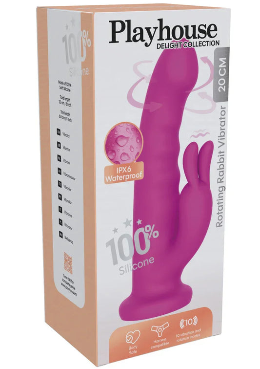 Rotating Rabbit Vibrator by Playhouse Delight