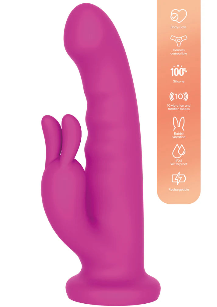 Rotating Rabbit Vibrator by Playhouse Delight