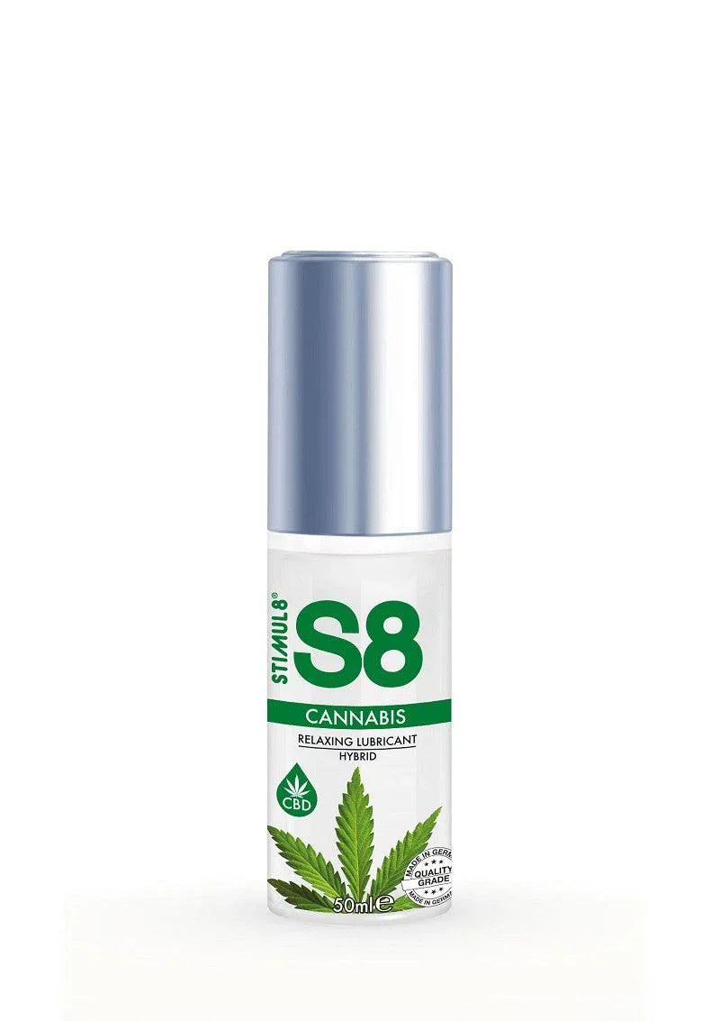 S8 Hybrid Cannabis Lube 50ml Glijmiddel - Happytoys Sexshop: Toys for Feeling Happy & Easy 😊 - Discreet geleverd