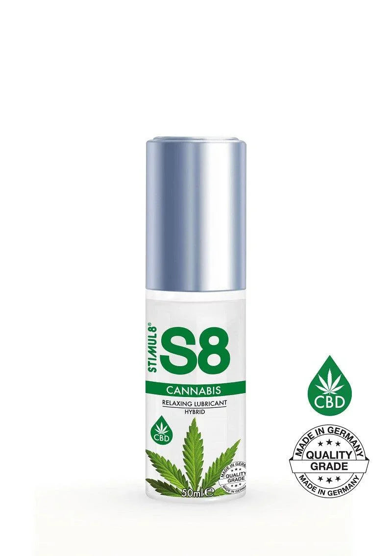 S8 Hybrid Cannabis Lube 50ml Glijmiddel - Happytoys Sexshop: Toys for Feeling Happy & Easy 😊 - Discreet geleverd