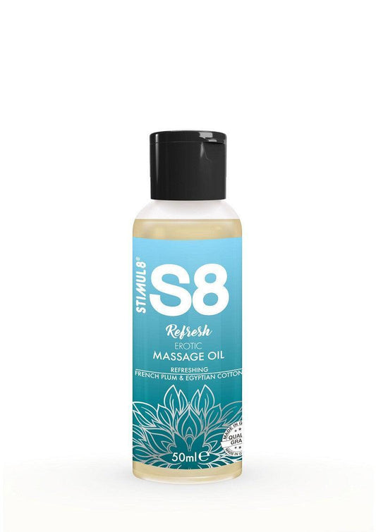 S8 Massage Oil Box 3x 50ml massage olie met 3 geuren - Happytoys Sexshop: Toys for Feeling Happy & Easy 😊 - Discreet geleverd