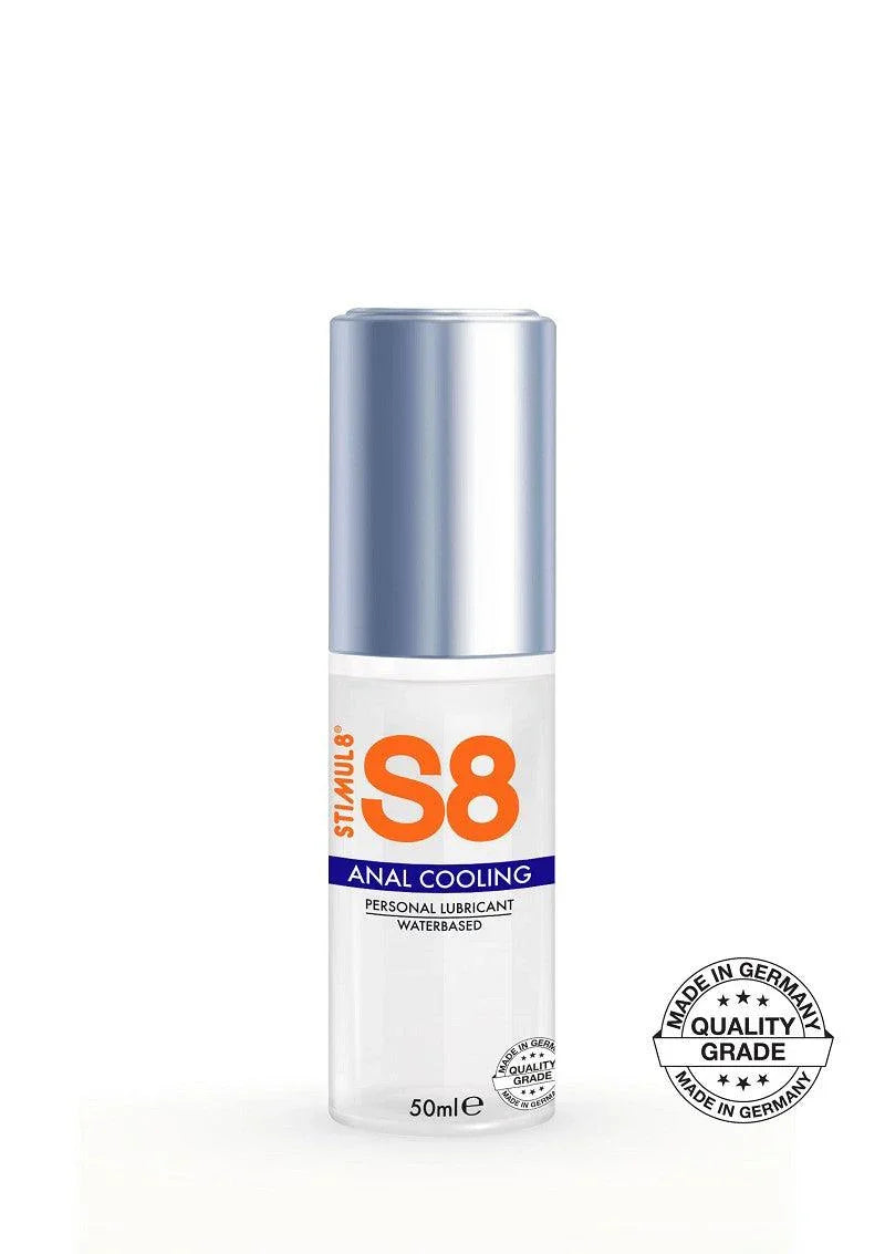 S8 Waterbased Cooling Anal Lube 50ml verkoelend anaal glijmiddel - Happytoys Sexshop: Toys for Feeling Happy & Easy 😊 - Discreet geleverd