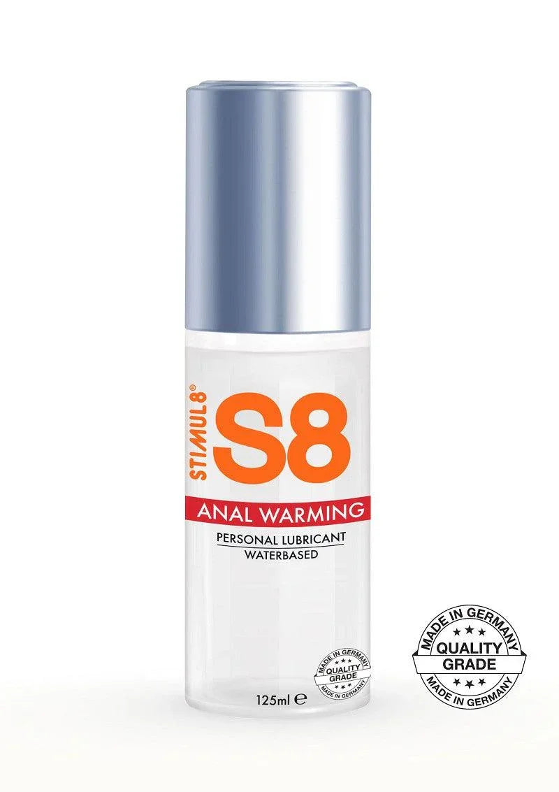 S8 Waterbased Warming Anal Lube 125ml Anaal Glijmiddel - Happytoys Sexshop: Toys for Feeling Happy & Easy 😊 - Discreet geleverd