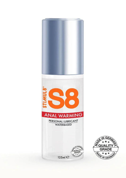S8 Waterbased Warming Anal Lube 125ml Anaal Glijmiddel - Happytoys Sexshop: Toys for Feeling Happy & Easy 😊 - Discreet geleverd