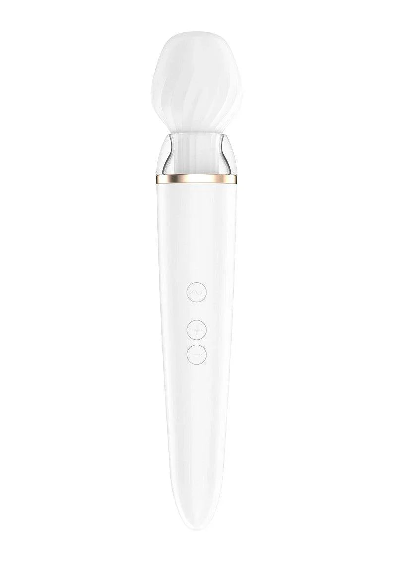 Satisfyer Double Wand-er Bluetooth + App Vibrator - Happytoys Sexshop: Toys for Feeling Happy & Easy π - Discreet geleverd