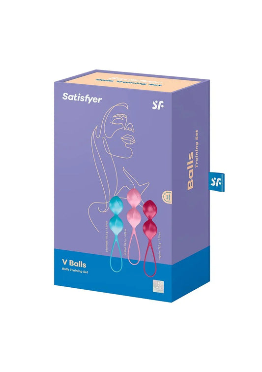 V-Balls 3pcs by Satisfyer - Happytoys Sexshop: Toys for Feeling Happy & Easy š - Discreet geleverd