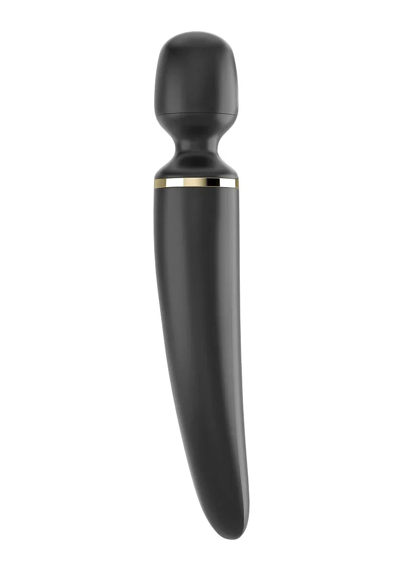 Wand-er women vibrator Black by Satisfyer - Happytoys Sexshop: Toys for Feeling Happy & Easy 😊 - Discreet geleverd