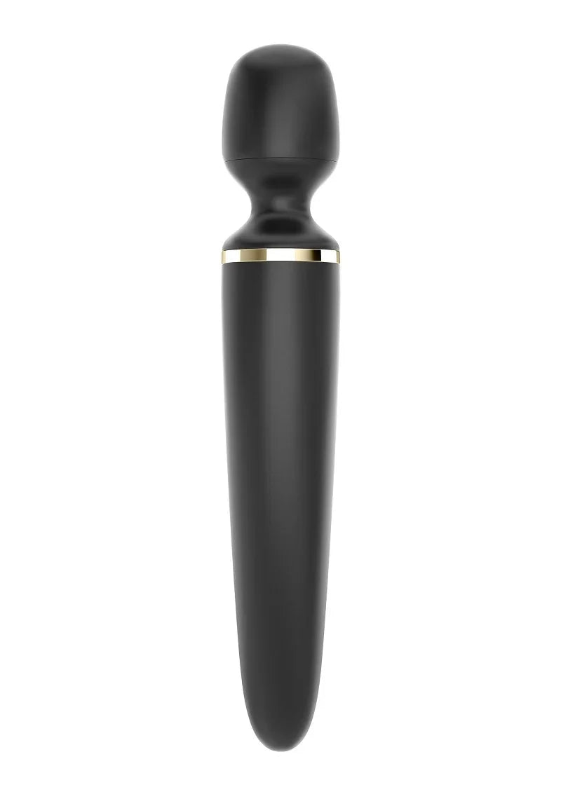 Wand-er women vibrator Black by Satisfyer - Happytoys Sexshop: Toys for Feeling Happy & Easy 😊 - Discreet geleverd