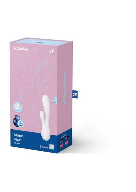 Mono Flex Mauve / incl. Bluetooth and App by Satisfyer - Happytoys Sexshop: Toys for Feeling Happy & Easy 😊 - Discreet geleverd