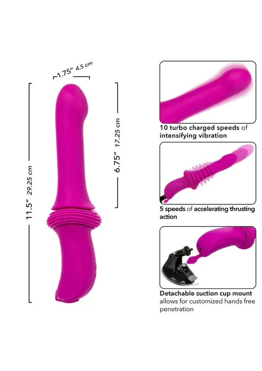 SexMachineRidgedThrusterPinkbyCalExotics3 @ Happytoys Sexshop: online sex shop for Feeling Happy & Easy 😊 the erotic store owned by a woman