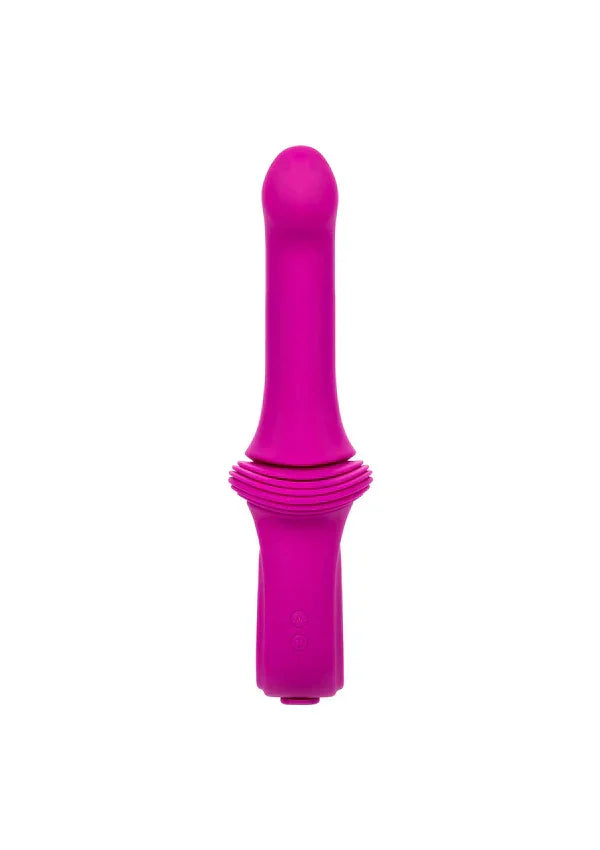 Sex Machine Ridged Thruster Pink by CalExotics - Happytoys Sexshop: Toys for Feeling Happy & Easy 😊 - Discreet geleverd