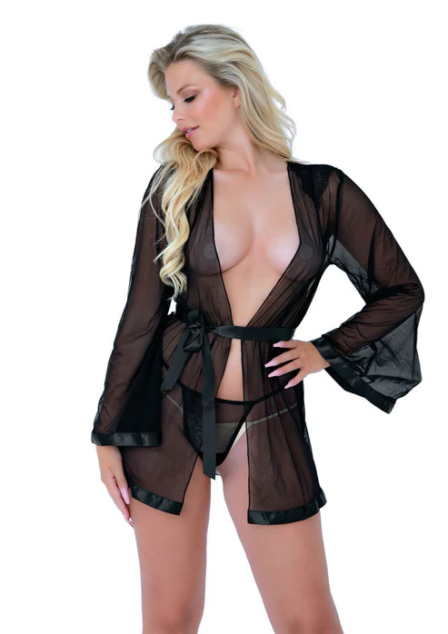 Sheer Kimono and String by Daring Intimates