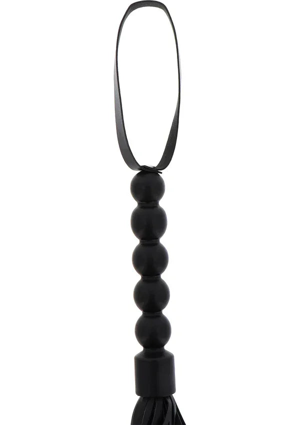 Short Beaded Flogger Whip by Hidden Desire - Happytoys Sexshop: Toys for Feeling Happy & Easy 😊 - Discreet geleverd