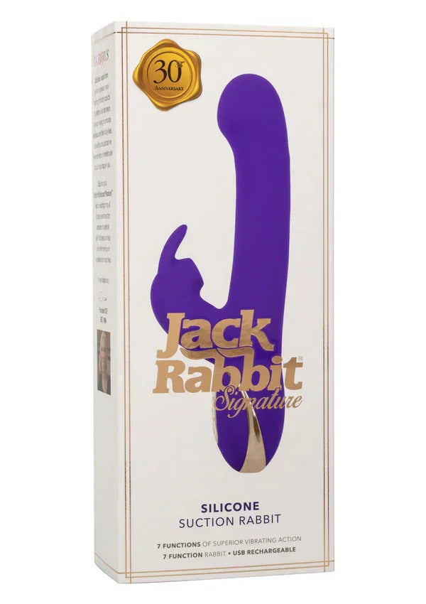 Silicone Suction Rabbit by CalExotics - Happytoys Sexshop: Toys for Feeling Happy & Easy π - Discreet geleverd