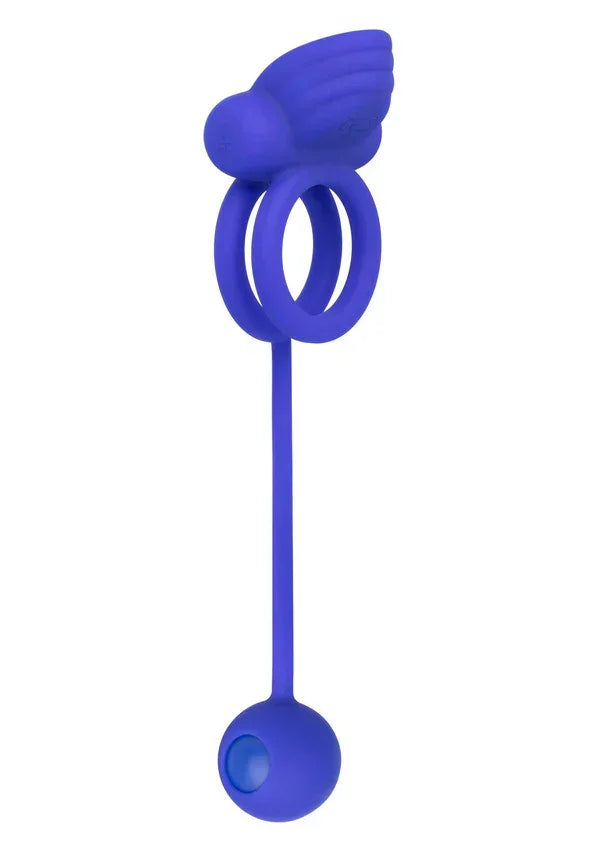 Silicone Rechargeable Dual Rockin' Rim Enhancer by CalExotics - Happytoys Sexshop: Toys for Feeling Happy & Easy 😊 - Discreet geleverd