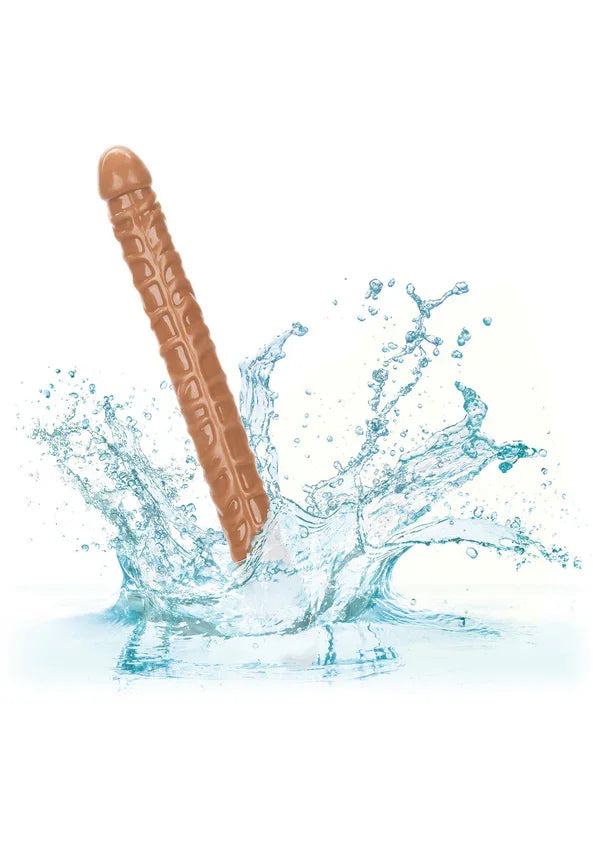 Size Queen Double Dong Brown 17 inch by CalExotics - Happytoys Sexshop: Toys for Feeling Happy & Easy 😊 - Discreet geleverd
