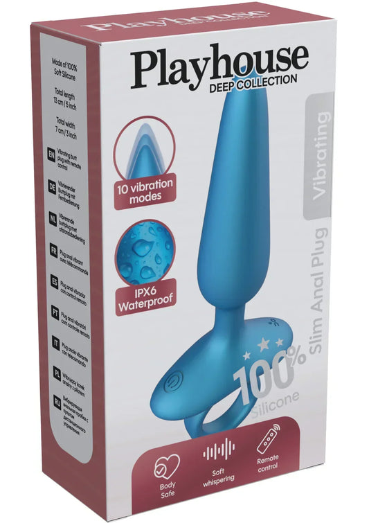 SlimAnalPlugVibrating_RemotebyPlayhouse2 @ Happytoys Sexshop: online sex shop for Feeling Happy & Easy 😊 the erotic store owned by a woman