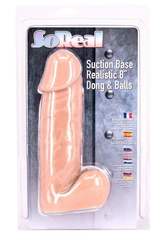 So Real Dong 20 cm by Seven Creations - Happytoys Sexshop: online sex shop for Feeling Happy & Easy 😊 - Discreet geleverd