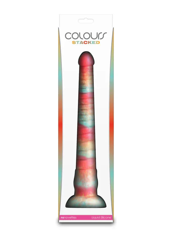 Stacked 12 inch Dildo Blue by NS Novelties - Happytoys Sexshop: Toys for Feeling Happy & Easy 😊 - Discreet geleverd