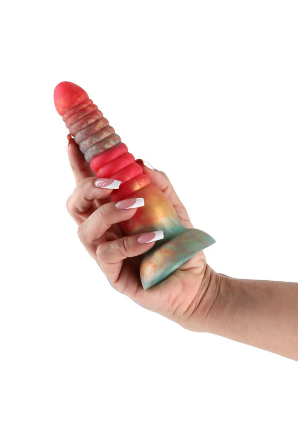 Stacked 6 inch Dildo Red by NS Novelties