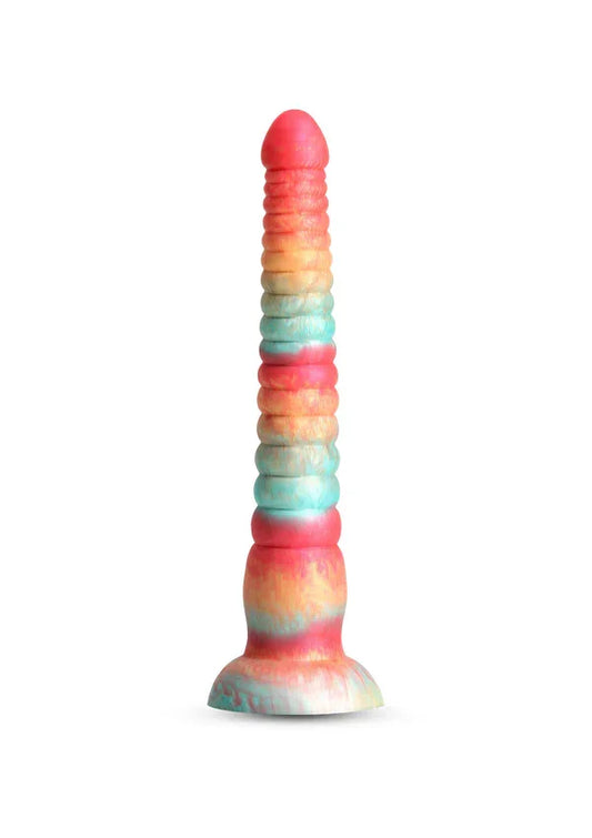 Stacked 9 inch Dildo Red by NS Novelties - Happytoys Sexshop: Toys for Feeling Happy & Easy 😊 - Discreet geleverd