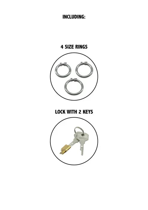 Stainless Cock Vault X-Short @ Hidden Desire - Happytoys Sexshop: online sex shop for Feeling Happy & Easy 😊 - Discreet geleverd