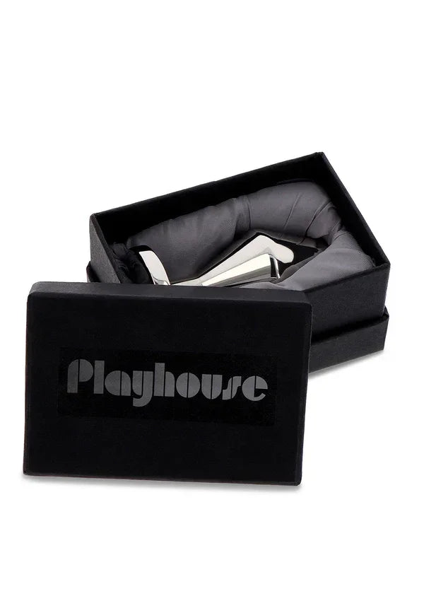 Steel Pleasure Massive Steel Butt Plug - M by Playhouse - Happytoys Sexshop: Toys for Feeling Happy & Easy 😊 - Discreet geleverd