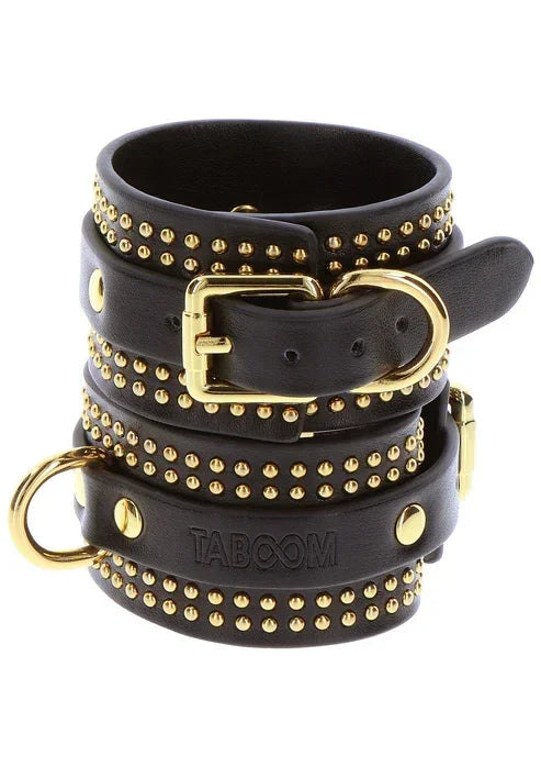 StuddedAnkleCuffsSetbyTaboom9 @ Happytoys Sexshop: online sex shop for Feeling Happy & Easy π the erotic store owned by a woman