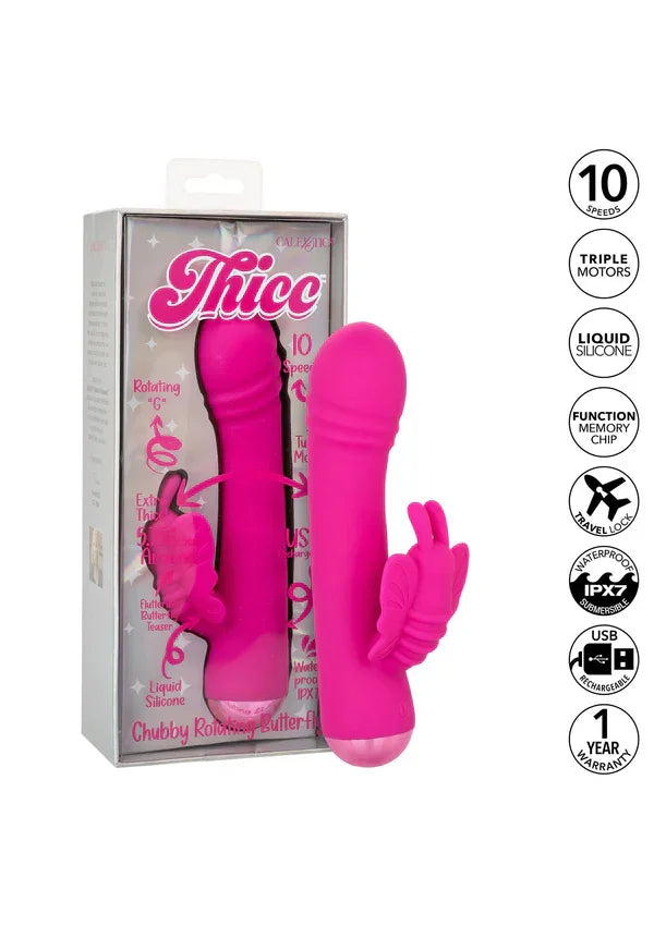 Thicc Rotating Butterfly by CalExotics - Happytoys Sexshop: Toys for Feeling Happy & Easy đ - Discreet geleverd