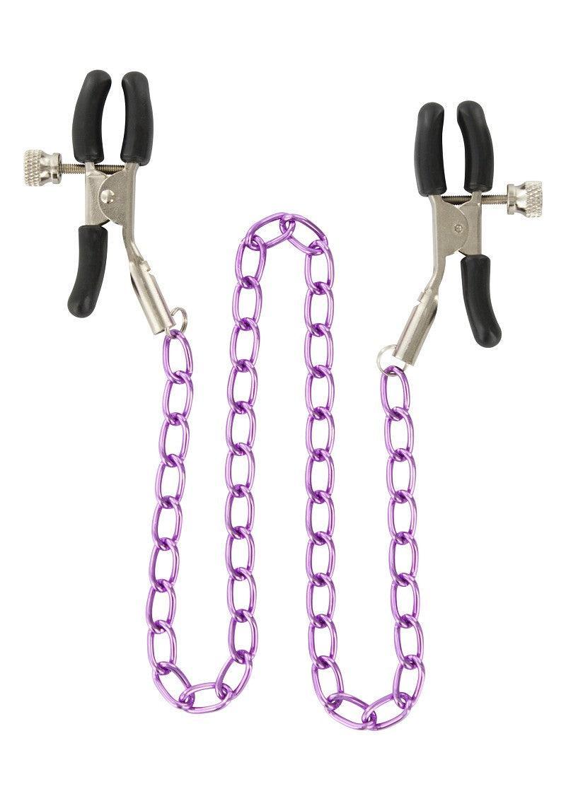 Basics Stimulating Nipple Chain by ToyJoy - Happytoys Sexshop: Toys for Feeling Happy & Easy 😊 - Discreet geleverd