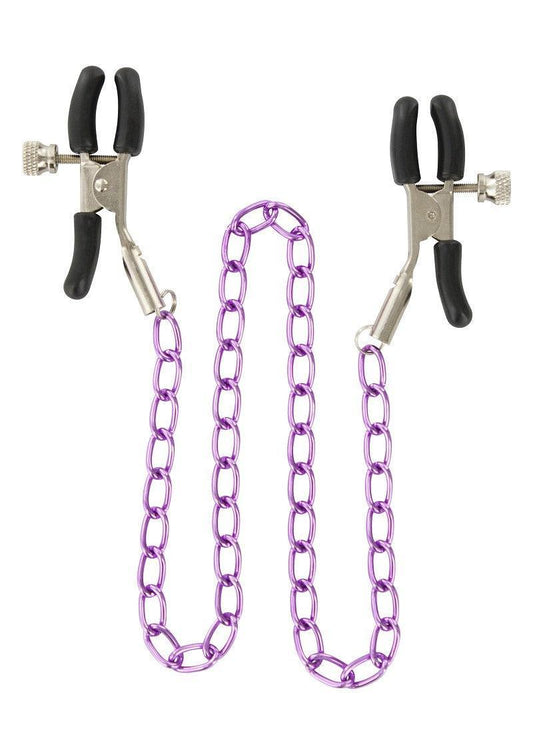 Basics Stimulating Nipple Chain by ToyJoy - Happytoys Sexshop: Toys for Feeling Happy & Easy 😊 - Discreet geleverd