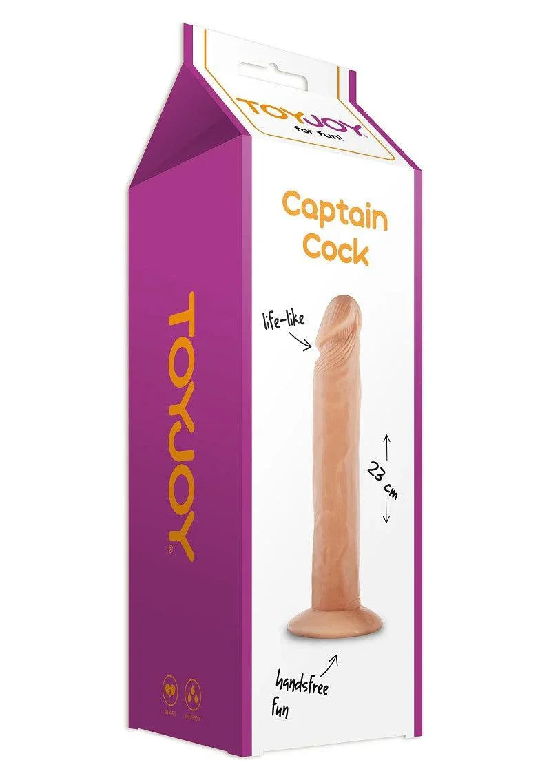 Classics Captain Cock 23 cm Dong by ToyJoy - Happytoys Sexshop: Toys for Feeling Happy & Easy 😊 - Discreet geleverd