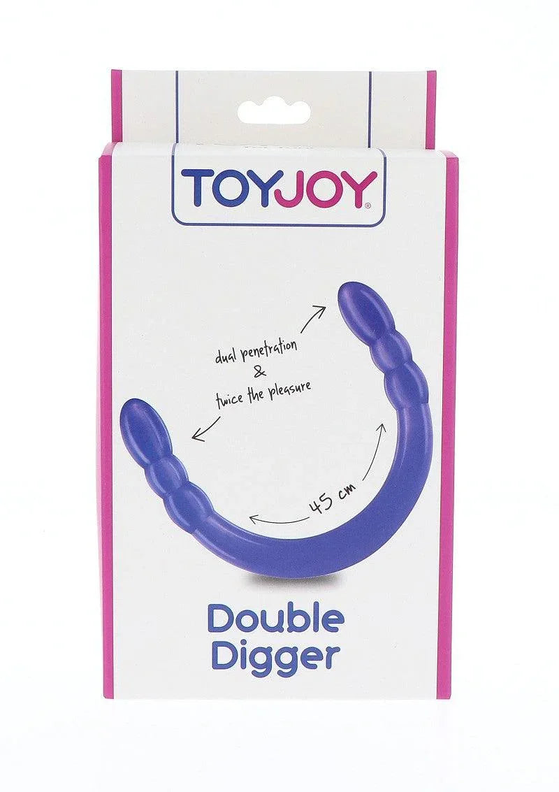 Classics Double Digger 45 cm Dong by ToyJoy - Happytoys Sexshop: Toys for Feeling Happy & Easy 😊 - Discreet geleverd