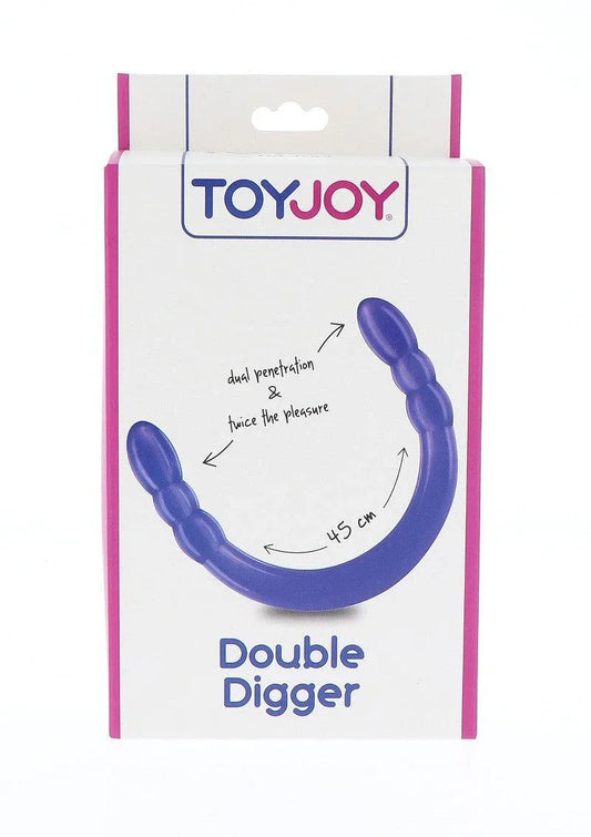 Classics Double Digger 45 cm Dong by ToyJoy - Happytoys Sexshop: Toys for Feeling Happy & Easy π - Discreet geleverd