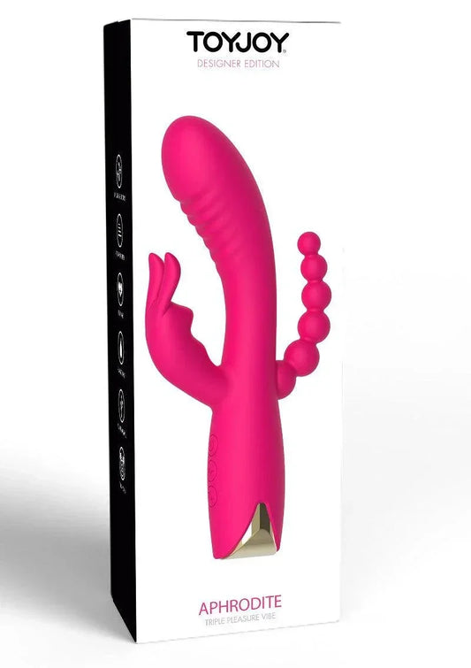 ToyJoy-Designer-Edition-Aphrodite-Triple-Vibrator-Happytoys-Sexshop-liever-Happy-dan-Easy-1760 @ Happytoys Sexshop: online sex shop for Feeling Happy & Easy 😊 the erotic store owned by a woman