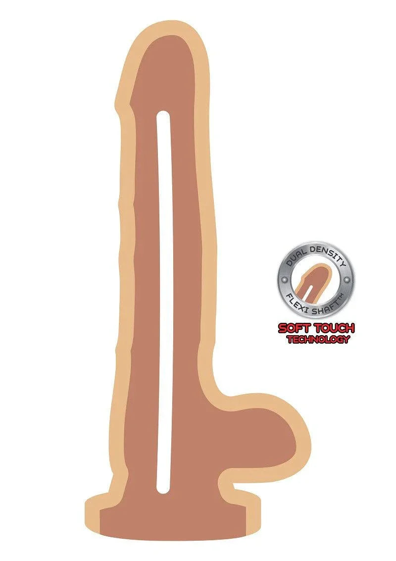 ToyJoy Get Real Dual Density Dildo 7' Balls - Happytoys Sexshop: Toys for Feeling Happy & Easy π - Discreet geleverd