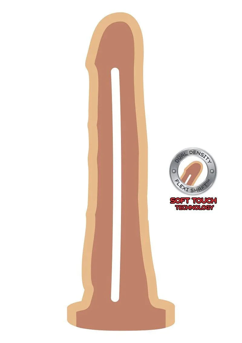 ToyJoy Get Real Dual Density Dong 7.5' - Happytoys Sexshop: Toys for Feeling Happy & Easy 😊 - Discreet geleverd