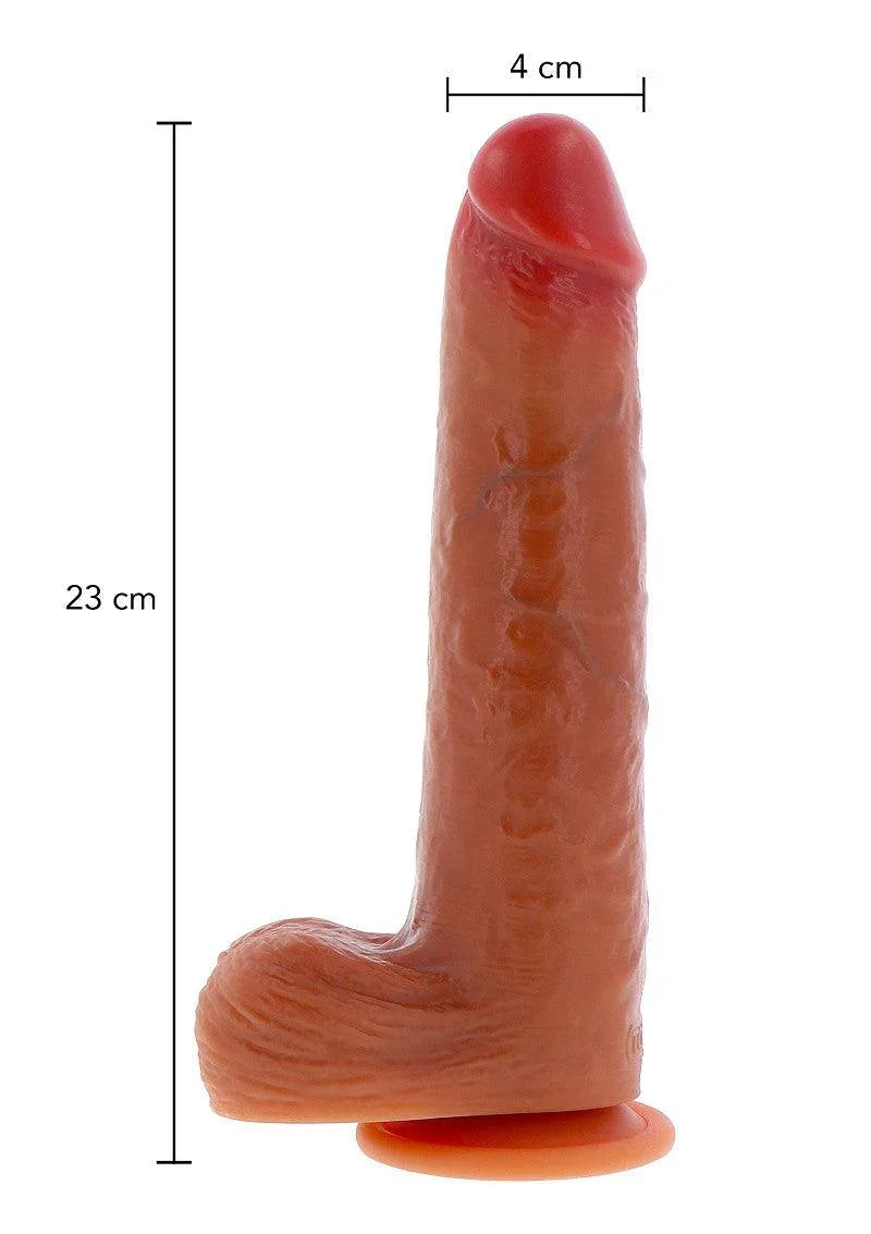 ♀ ♂ ToyJoy Get Real Silicone Foreskin Dildo 23 cm - Happytoys Sexshop: Toys for Feeling Happy & Easy 😊 - Discreet geleverd